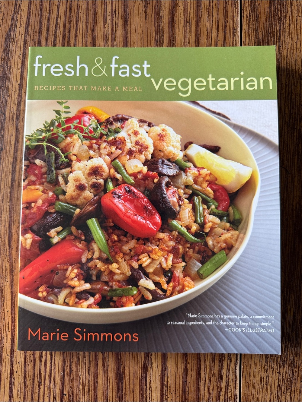 Fresh & Fast Vegetarian Cookbook by Marie Simmons